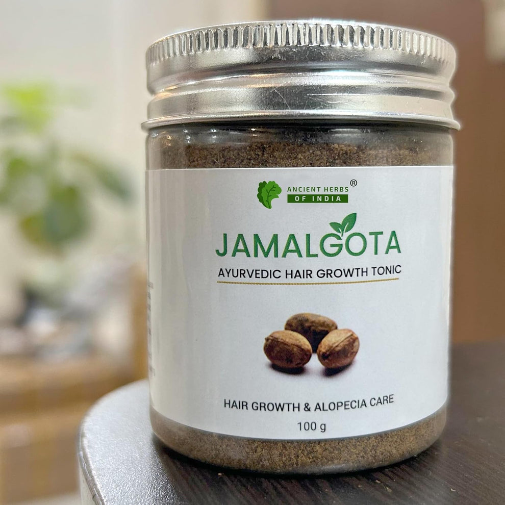 Jamalgota Ayurvedic Hair Growth Powder 100gm Each Pack of 2
